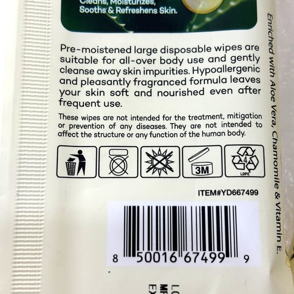 Yardley London Disposable Large Washcloths 2 Packs NWT - Picture 6 of 6